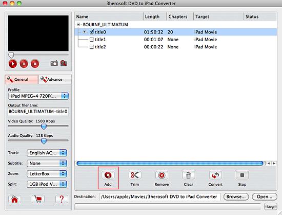 3herosoft dvd to ipad converter for mac