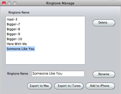 3hersoft iphone ringtone maker for Mac
