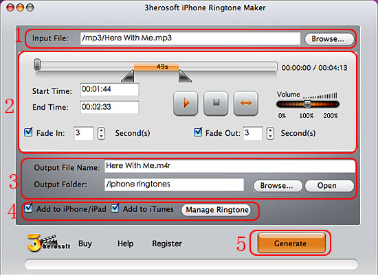 3hersoft iphone ringtone maker for mac