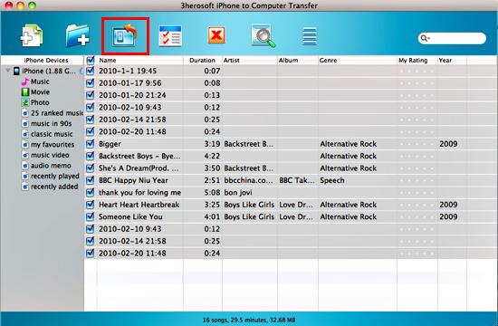 3herosoft iphone to computer transfer for mac