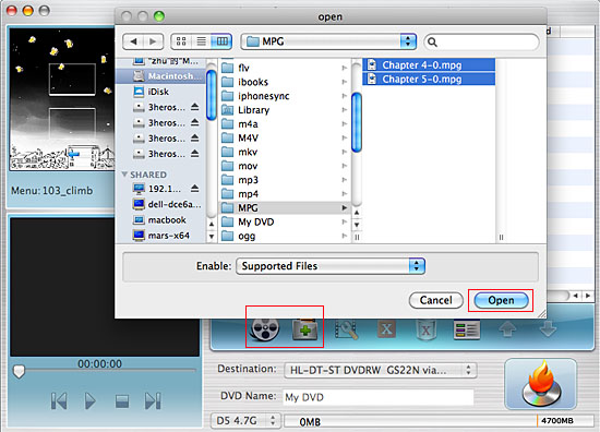 3herosoft MPEG to DVD Burner for Mac
