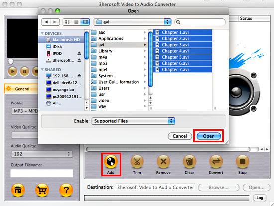 3herosoft video to audio converter for mac