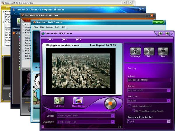 Click to view 3herosoft Media Toolkit Ultimate 3.7.9.1122 screenshot