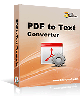 3herosoft PDF to Text Converter