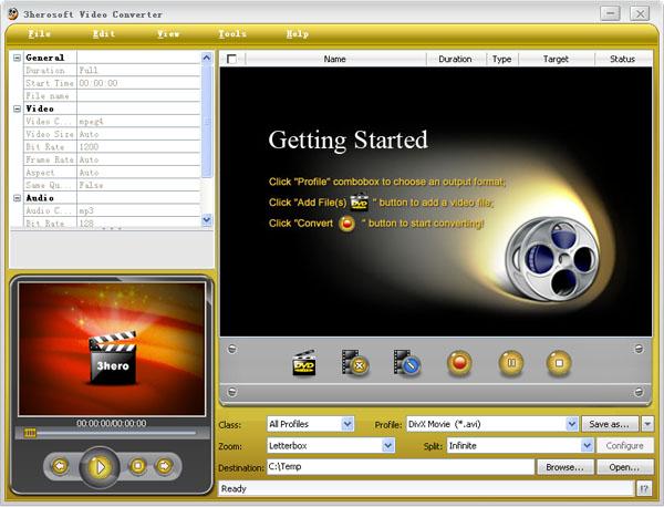 3herosoft Video Converter - 视频格式转换软件丨“反”斗限免