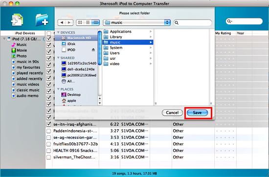 3herosoft ipod to computer transfer for mac
