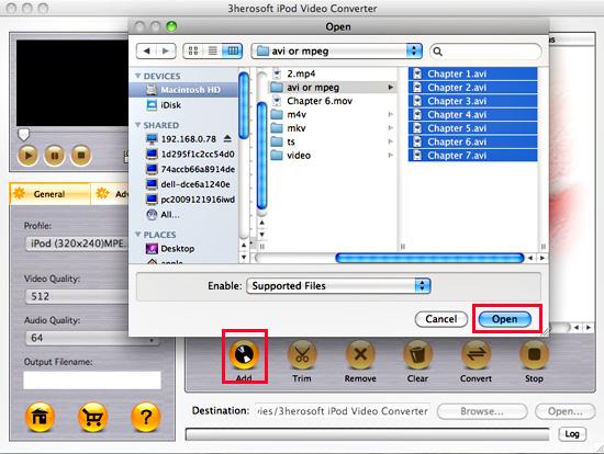 3herosoft ipod video converter for mac