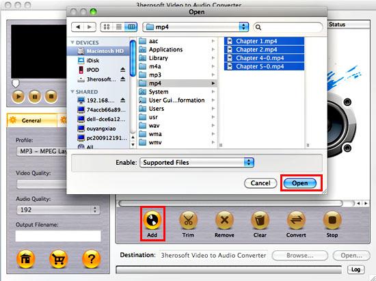 3herosoft video to audio converter for mac