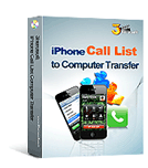 3herosoft iPhone Call List to Computer Transfer