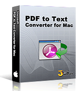 3herosoft PDF to Text Converter for Mac