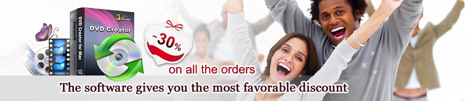 Promotion in 2013: save 30% on all orders!
